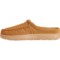 4NXGV_4 Clarks Open Back Slippers - Suede (For Men)