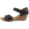 146GK_5 Clarks Orient Sea Wedge Sandals (For Women)