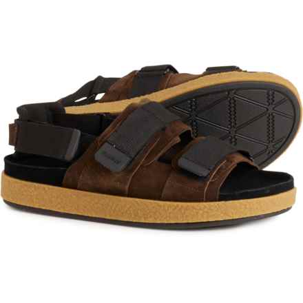 Clarks Overleigh Tor Sandals - Suede (For Men) in Olive Combi
