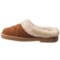 237XJ_2 Clarks Quilted Clog Slippers - Suede (For Women)