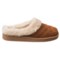 237XJ_3 Clarks Quilted Clog Slippers - Suede (For Women)