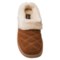 237XJ_5 Clarks Quilted Clog Slippers - Suede (For Women)