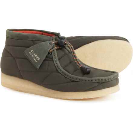 Clarks Quilted Wallabee Boots (For Women) in Khaki
