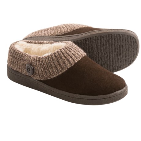 Clarks Sweater Button Clog Slippers (For Women) - Save 59%