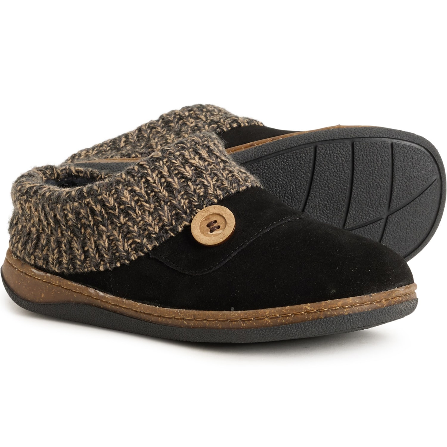 Clarks Sweater Clog Slippers - Suede (For Women)