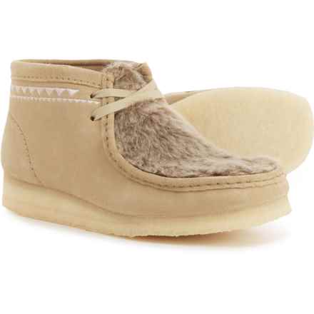 Clarks Wallabee Boots - Suede (For Women) in Tan Interest