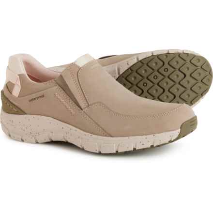 Clarks Wave PlateauAP Shoes - Waterproof, Nubuck (For Women) in Stone Nubuck