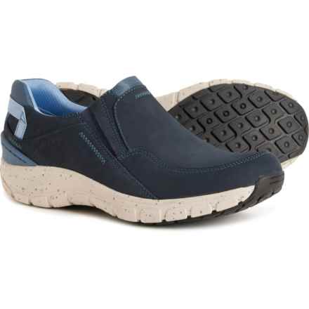 Clarks Wave PlateauAP Shoes - Waterproof, Nubuck, Wide Width (For Women) in Navy Nubuck