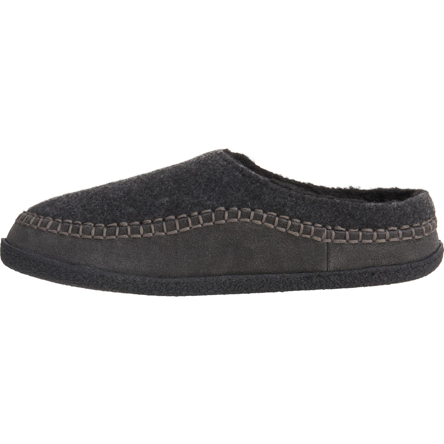clarks wool scuff slippers
