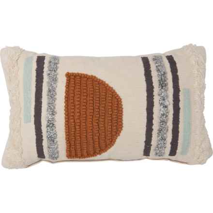 Cloth & Canopy Tufted Throw Pillow - 14x24” in Multi