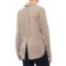 519UJ_2 Cloth & Stone Cement Split-Back Shirt - TENCEL® Long Sleeve (For Women)