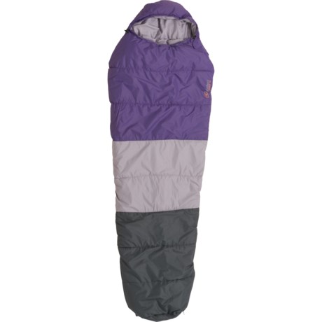 Cloudveil 30°F Cirque Sleeping Bag in Purple/Light Grey/Charcoal