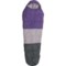 Cloudveil 30°F Cirque Sleeping Bag in Purple/Light Grey/Charcoal
