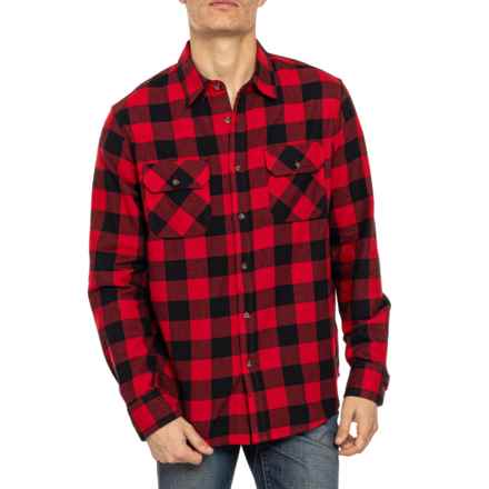 Cloudveil Buffalo Plaid Flannel Shirt - Long Sleeve in Red/Black Buffalo