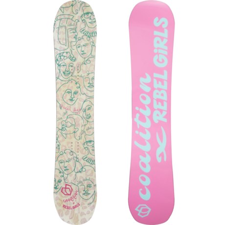 Coalition Snow Queen Bee All-Mountain Snowboard (For Women) in Rebel Girls