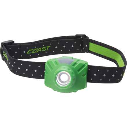 Coast FL60R Rechargeable Wide Angle Headlamp - 450 Lumens in Green/Grey