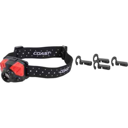 Coast Fl65 Headlamp - 415 Lumens in Black/Red
