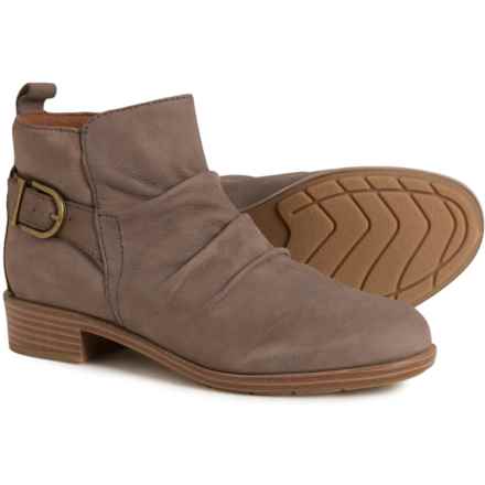Cobb Hill Nessa Booties - Leather (For Women) in Medium Gray