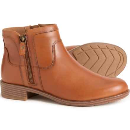 Cobb Hill Novela Ruched Booties - Leather (For Women) in Natural