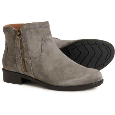 Cobb Hill Novela Ruched Booties - Suede (For Women) in Grey
