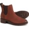 Cobb Hill Winter Chelsea Boots - Waterproof, Nubuck (For Women) in Redwood