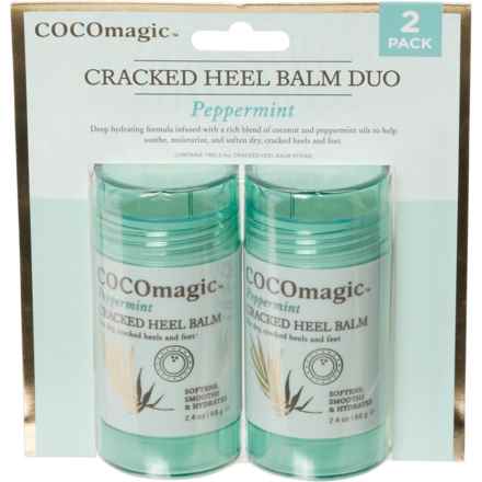 Coco Magic Peppermint Cracked Heel Balm - 2-Pack in Multi