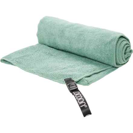 COCOON Lightweight Terry Travel Towel with Stuff Sack - Small in Bamboo Green