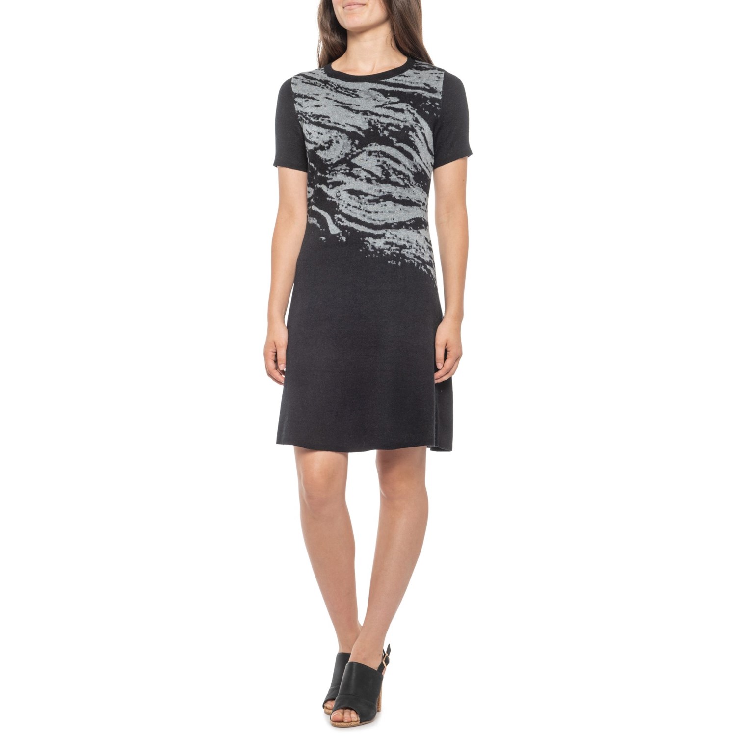 short black sweater dress