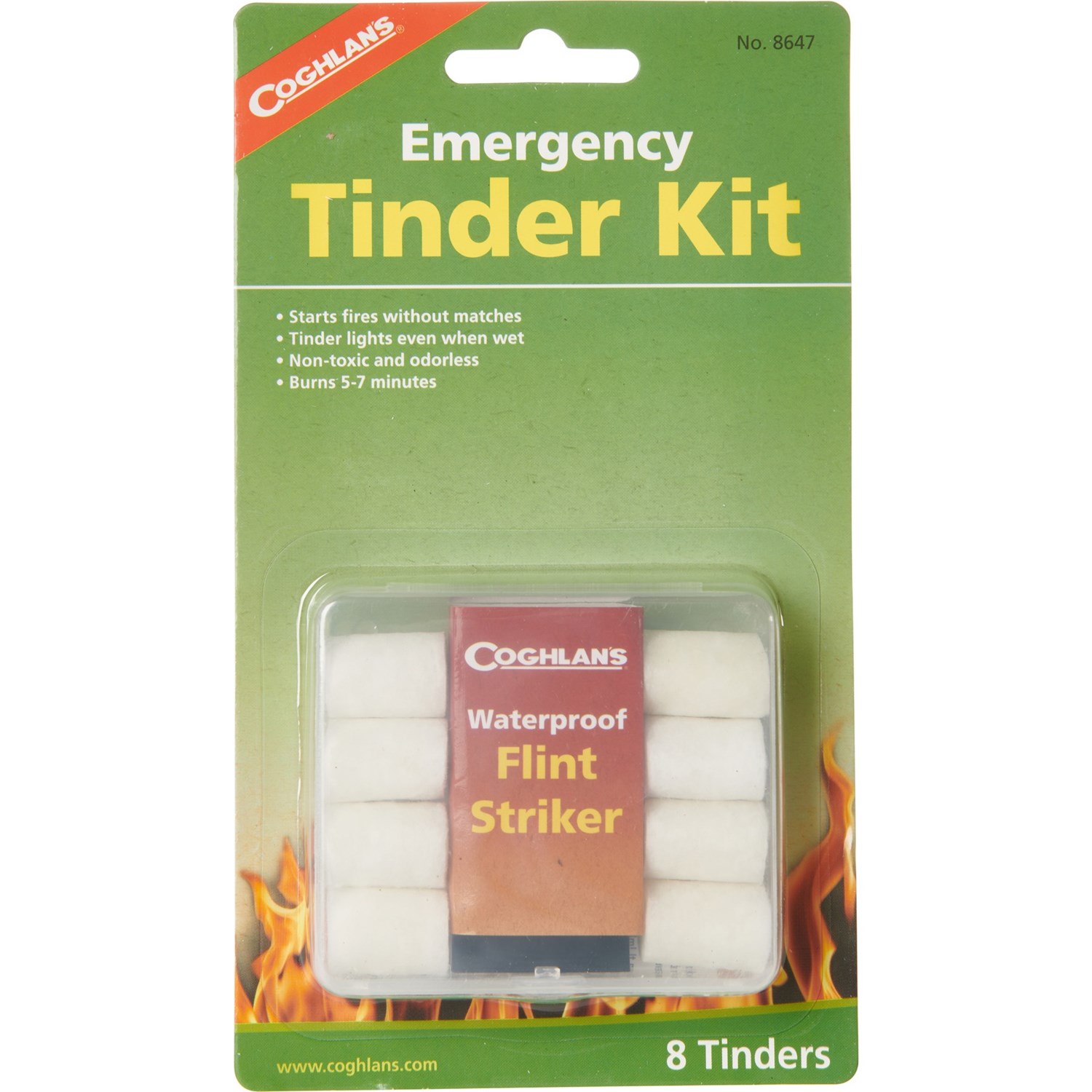 Coghlan's Emergency Tinder Kit 8Piece Save 25