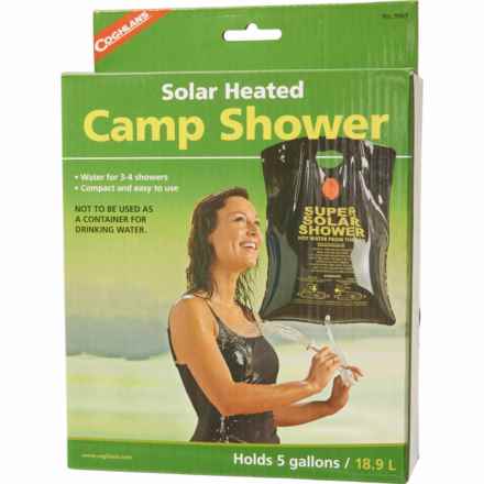 Coghlan's Solar Heated Camp Shower in Black