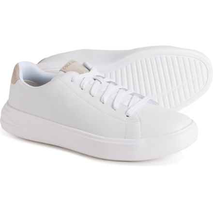 Cole Haan Grand+ Court Sneakers - Leather (For Men) in Optic White/Optic White