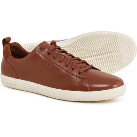 Cole Haan Grand+ Crosscourt Sneakers - Leather (For Men) in British Tan