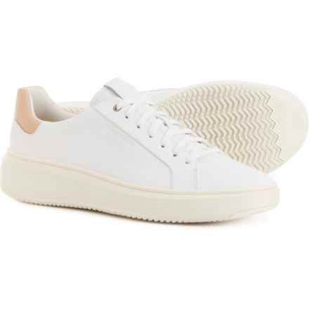 Cole Haan GrandPro® Topspin Sneakers - Leather (For Men) in Optic White/Ch British Tan/Ivo