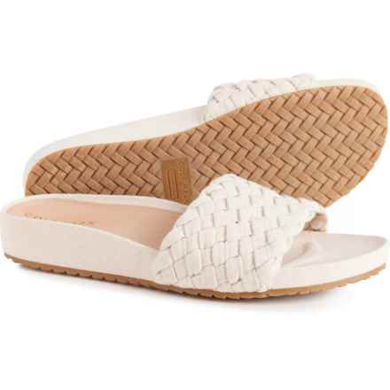 Cole Haan Mojave Slide Sandals (For Women) in Natural Webbing/Natural Linen