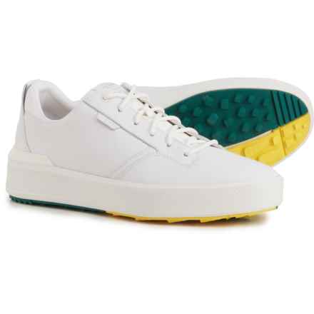 Cole Haan Original Grand Pro Golf Shoes - Leather (For Men) in White/Aventurine/White Leather