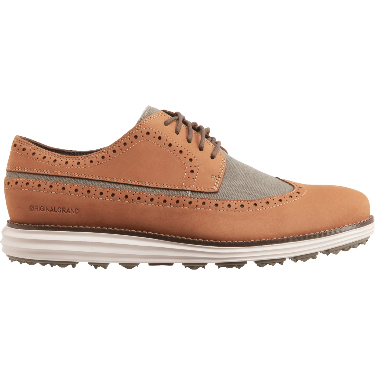 Cole Haan OriginalGrand Wingtip Oxford Golf Shoes (For Men) - Save 42%