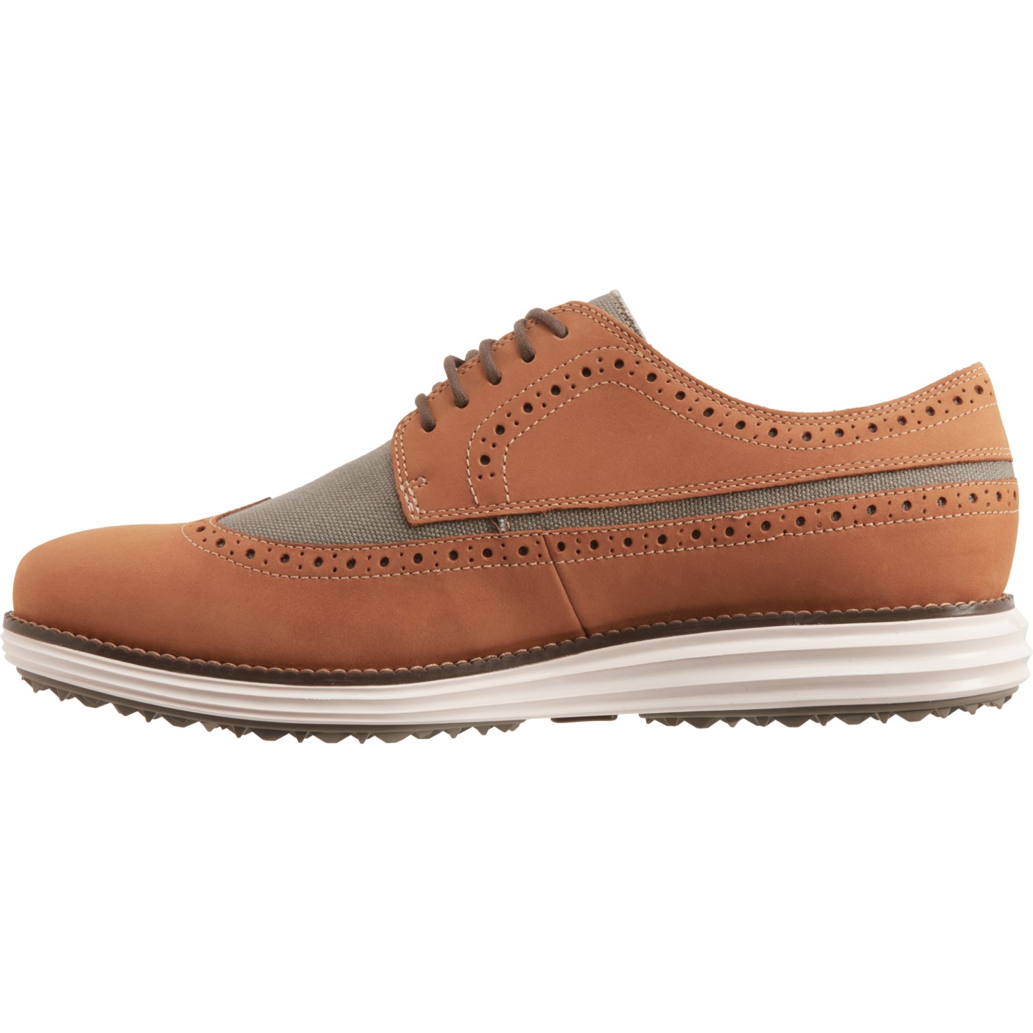 Cole Haan OriginalGrand Wingtip Oxford Golf Shoes (For Men) - Save 57%