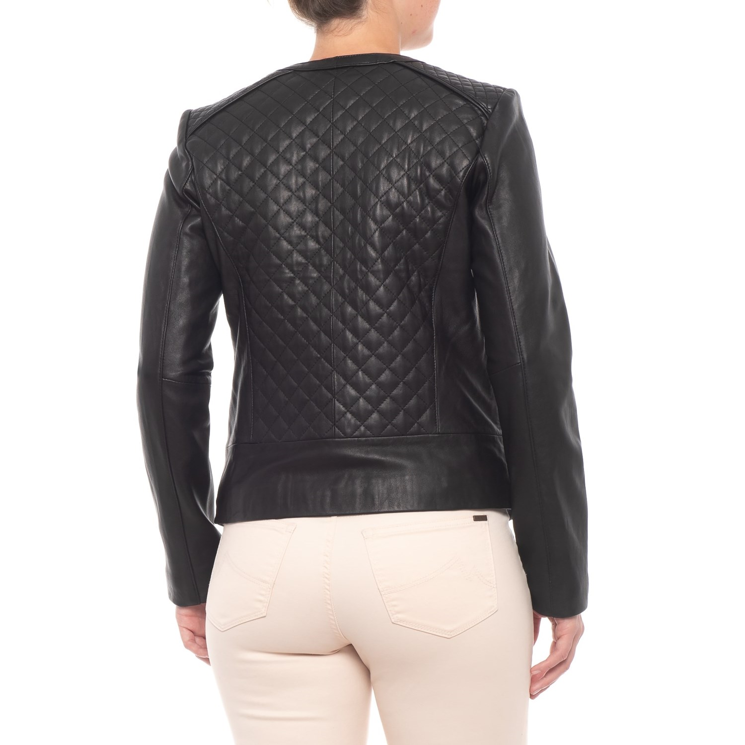 Cole Haan Quilted Leather Jacket For Women Save 50 Cole Haan Quilted Leather Jacket Insulated For Women
