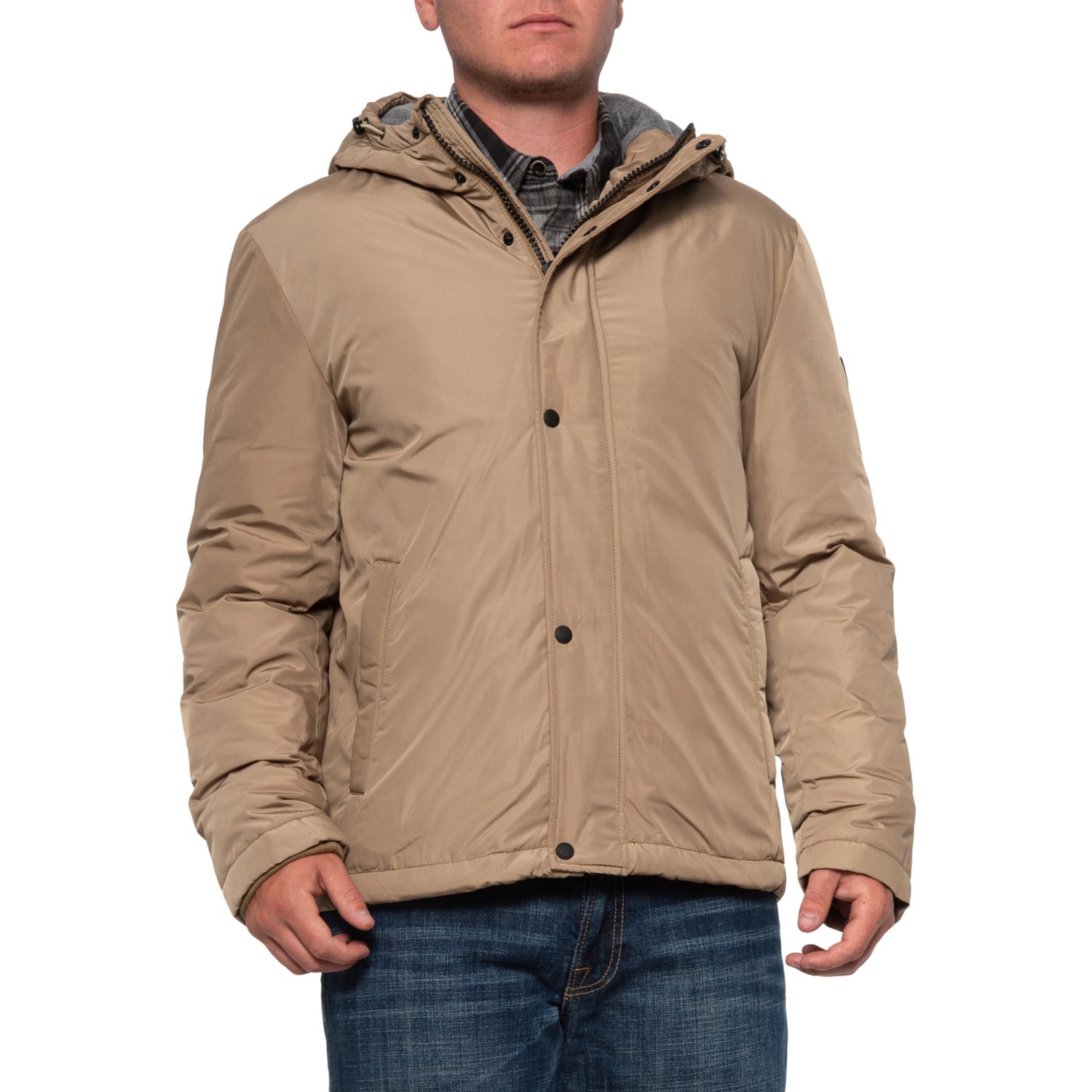 Cole Haan Signature Oxford Hooded Jacket (For Men) - Save 63%