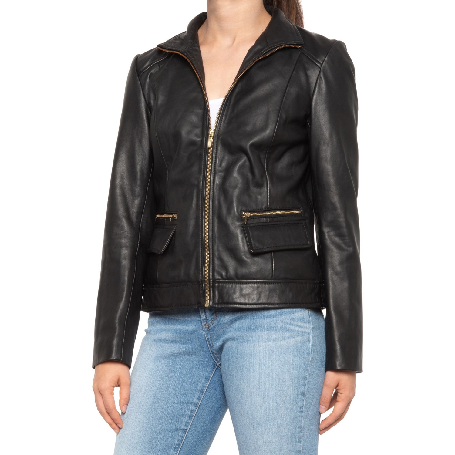 Cole Haan Wing Collared Jacket (For Women) - Save 33%