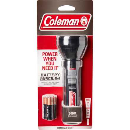 Coleman Battery Guard 300M Flashlight - 350 Lumens in Black - Closeouts