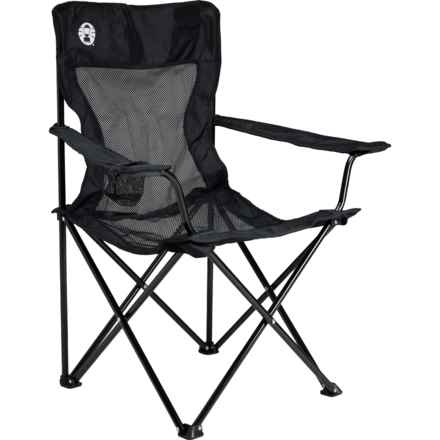 Coleman Broadband Mesh Quad Chair in Black