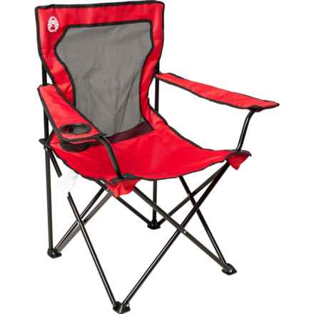 Coleman Broadband Mesh Quad Chair in Red