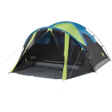Coleman Carslbad Dome Tent with Dark Room Technology - 4-Person, 3-Season in Green