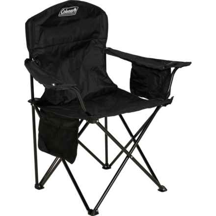 Coleman Cooler Quad Chair in Black