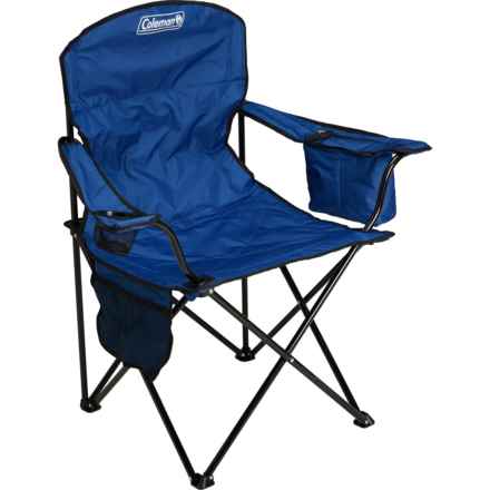 Coleman Cooler Quad Chair in Blue
