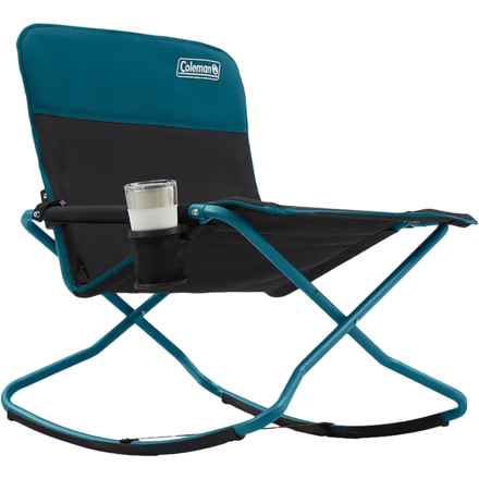 Coleman Cross Rocker Chair in Blue