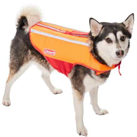 Coleman Dog Life Jacket in Red/Coral