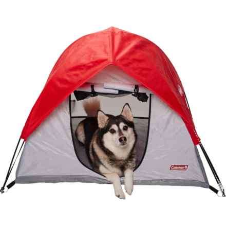Coleman Doggie Den Pet Shelter - Waterproof, 38x27x28” in Red