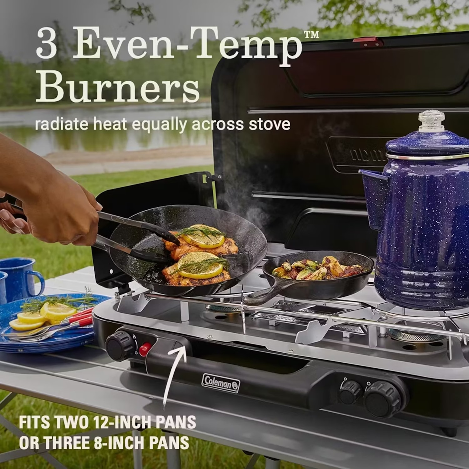 Coleman Even-Temp 3-Burner Propane Camping Stove - Save 40%